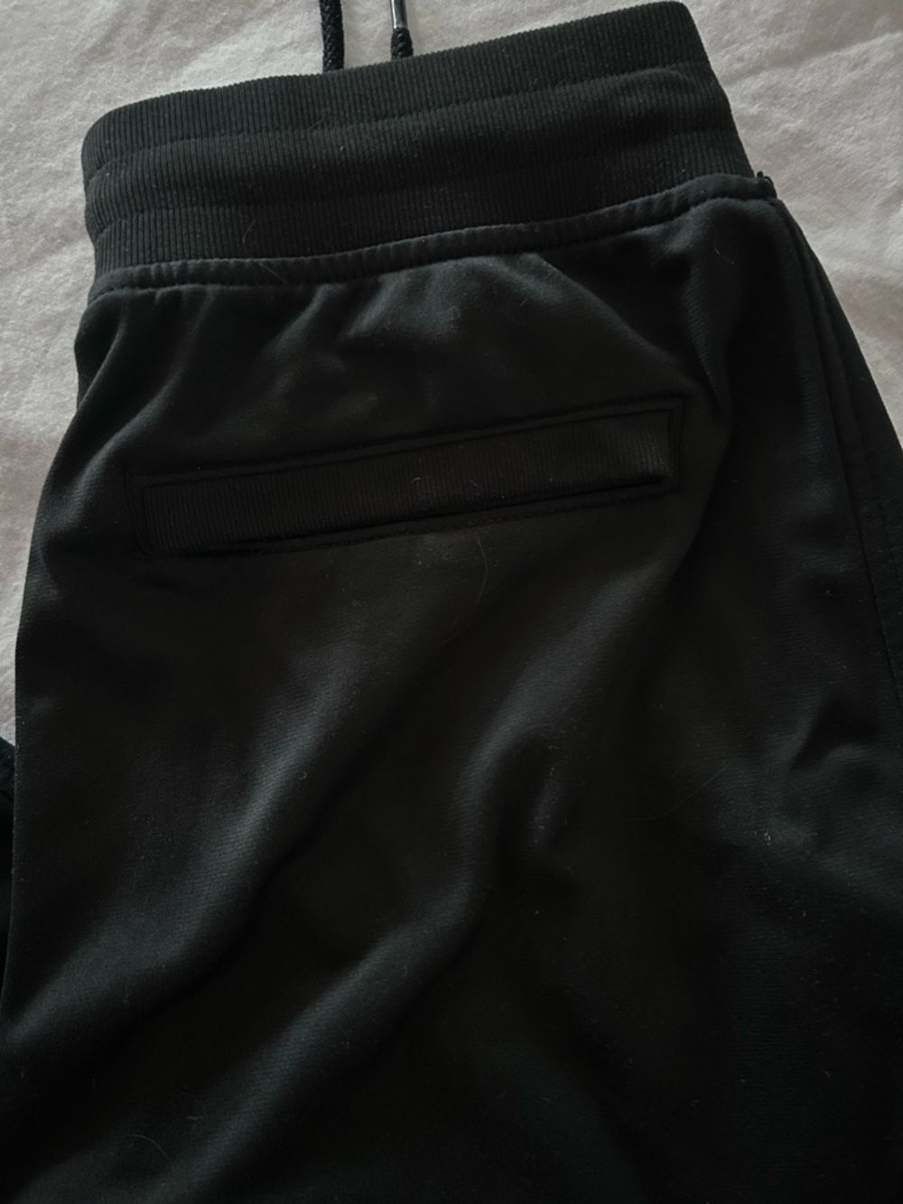 Under Armour Black Kids Athletic Pants with White Logo - Picture 5 of 5